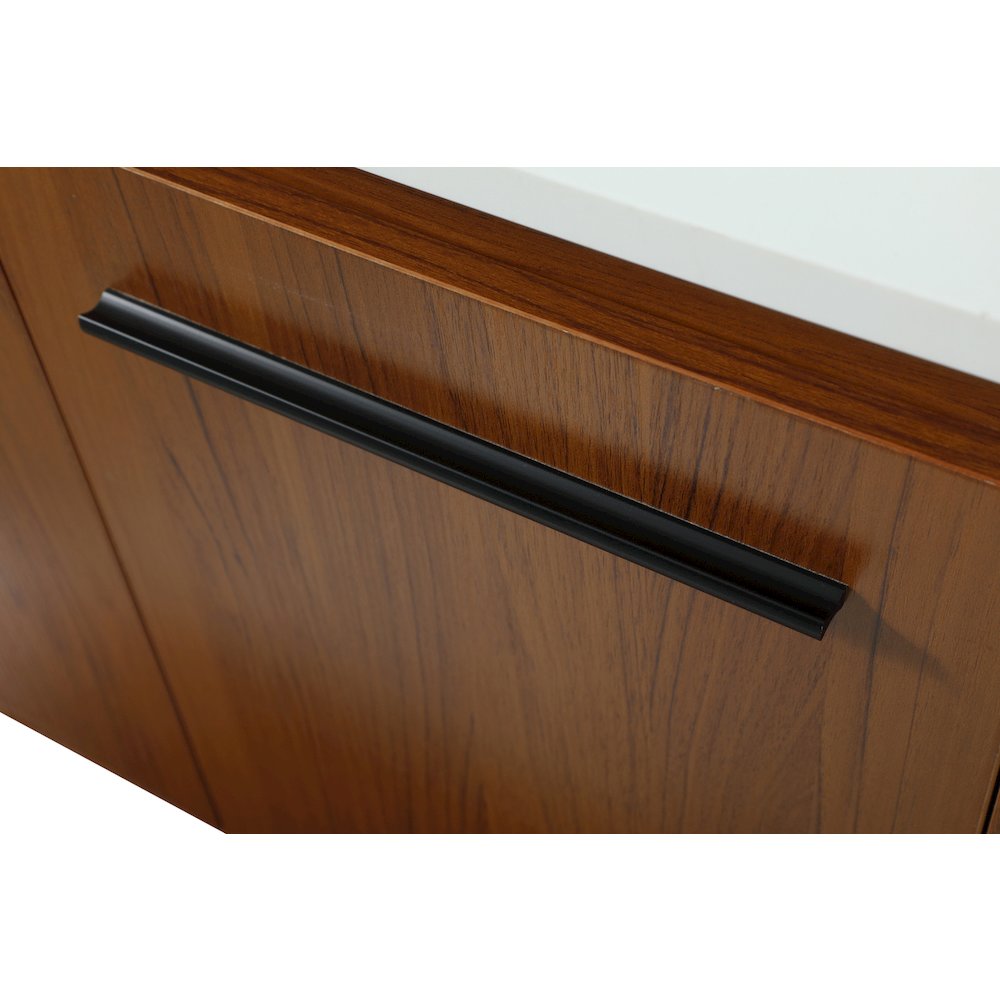 30 Inch Single Bathroom Vanity In Teak. Picture 12