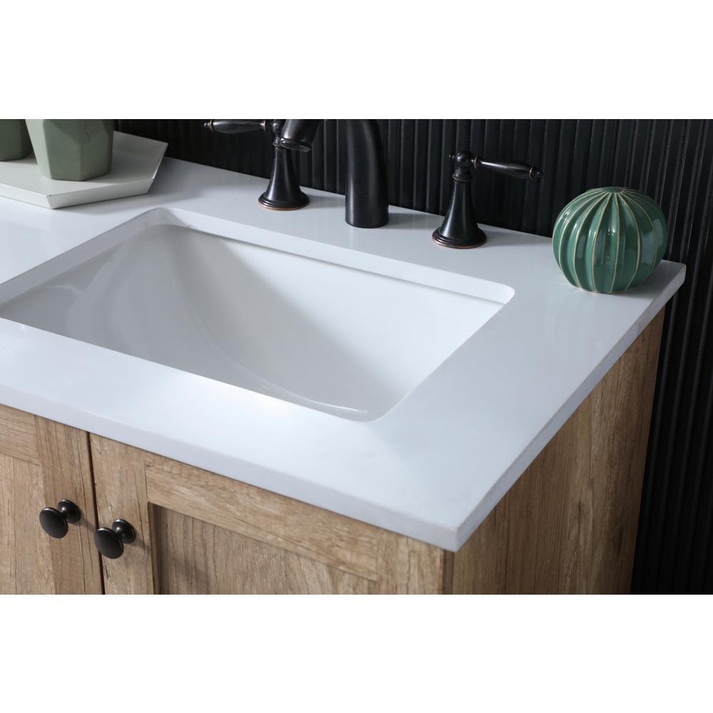 60 Inch Double Bathroom Vanity In Natural Oak. Picture 5