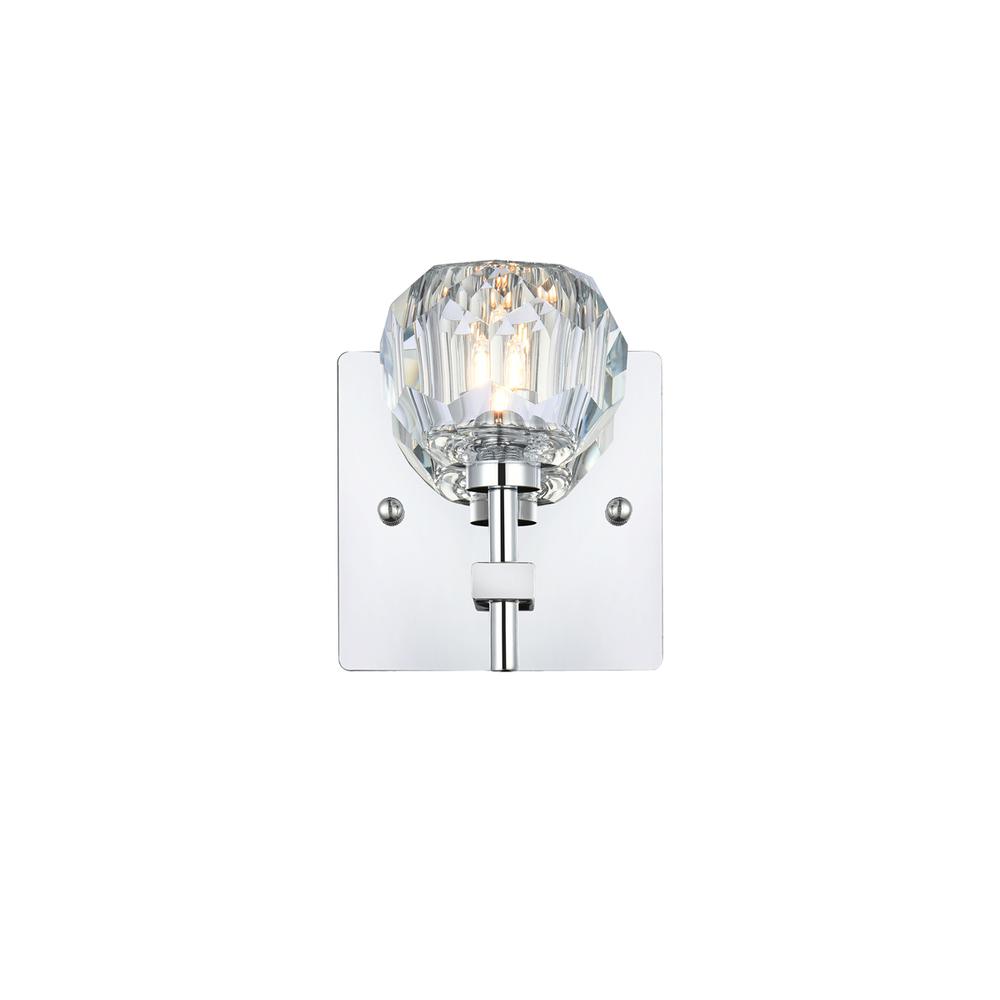Graham 1 Light Wall Sconce in Chrome. Picture 1