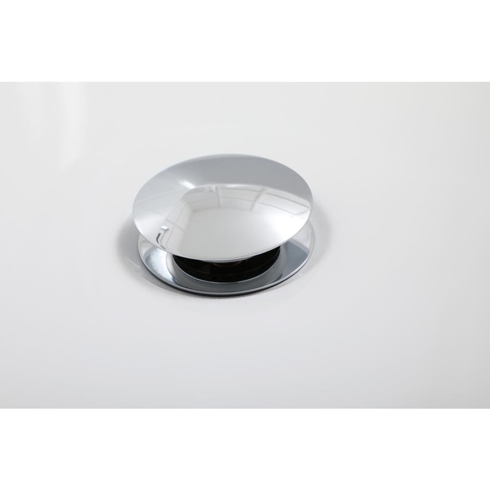 59 inch soaking bathtub in glossy white. Picture 13