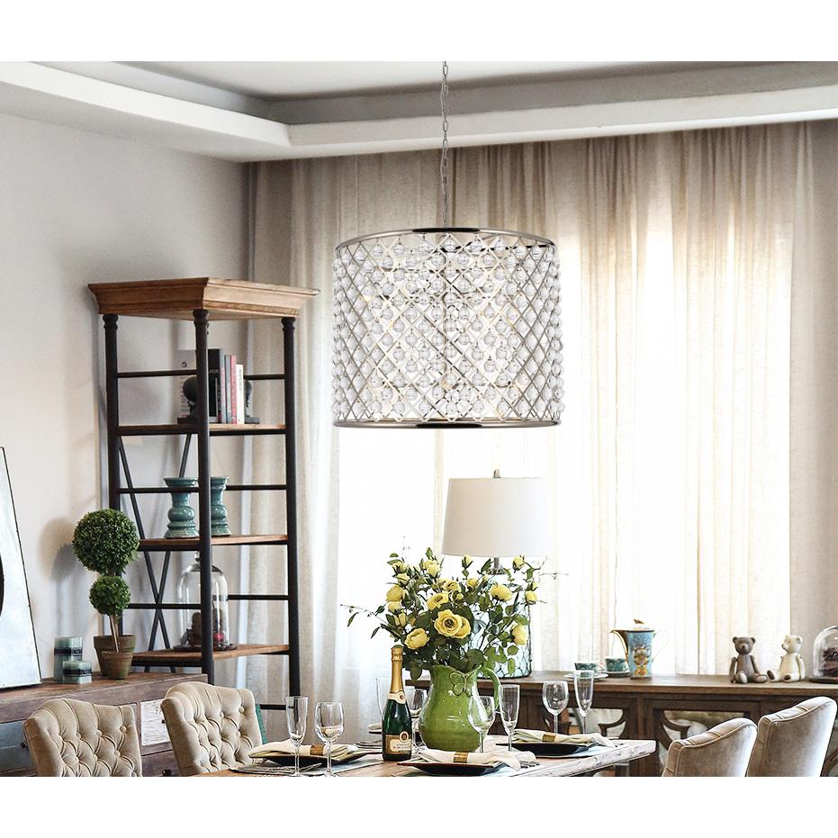 Madison 12 light polished nickel Chandelier Clear Royal Cut Crystal. Picture 7