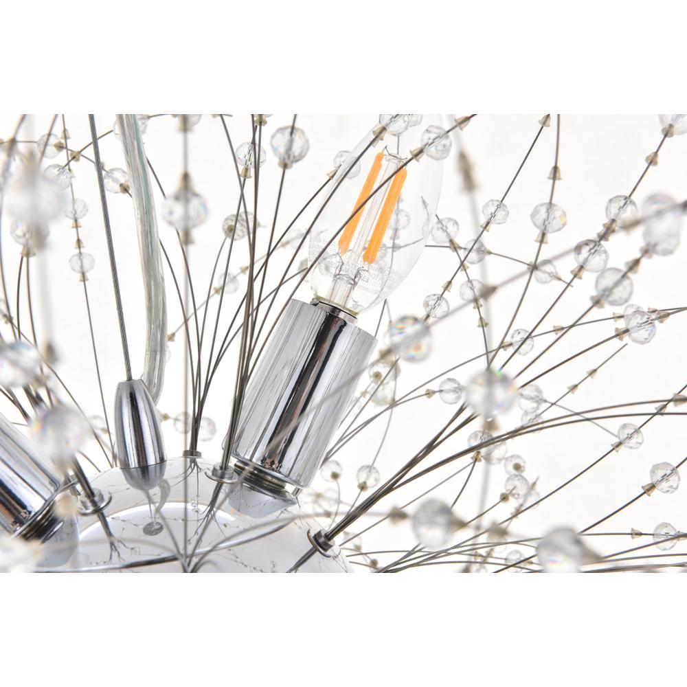 Flores 8 light Chrome Pendant. Picture 7