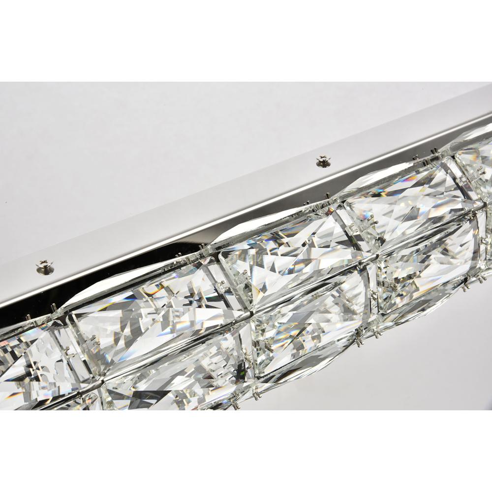 Valetta Integrated LED chip light Chrome Chandelier Clear Royal Cut Crystal. Picture 4