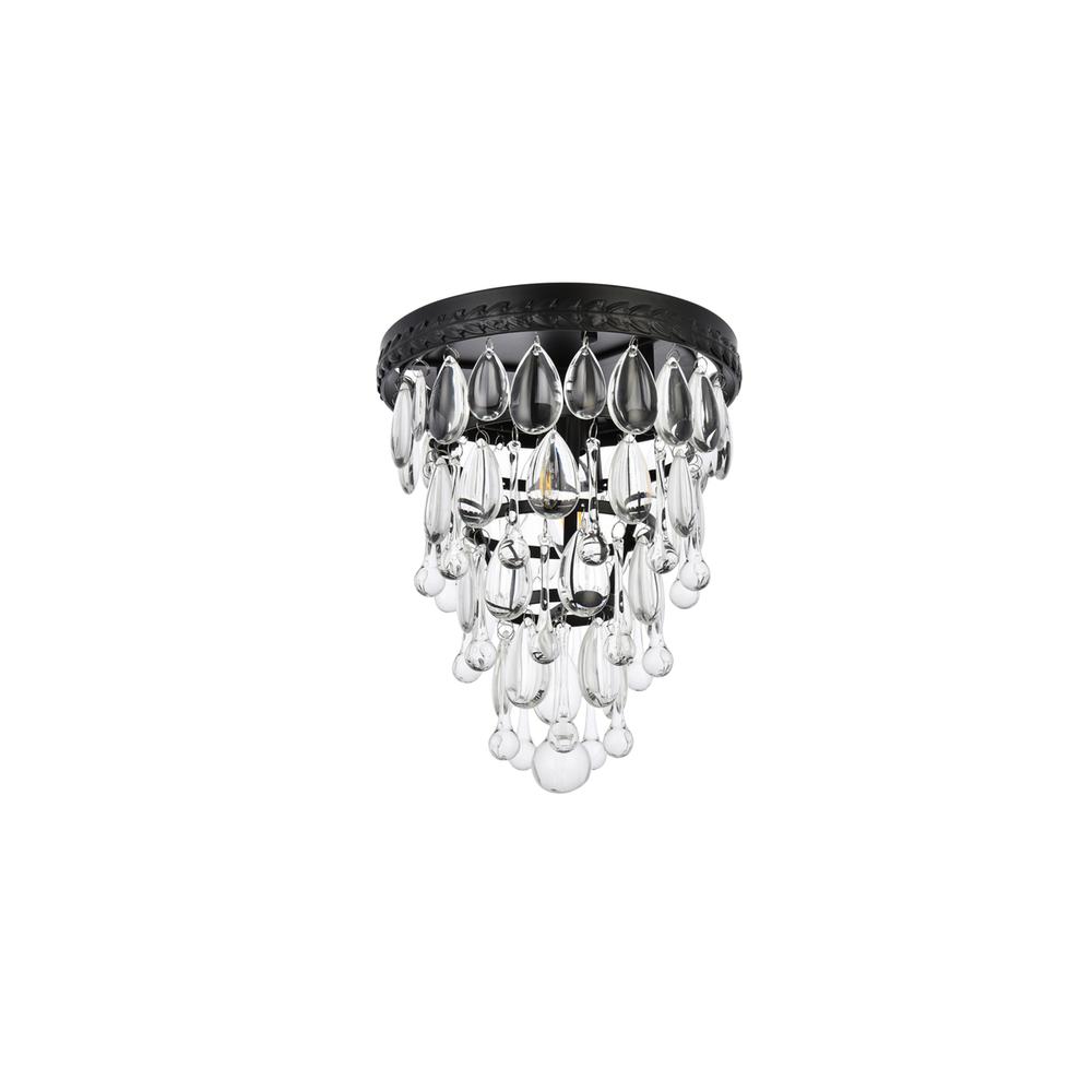 Nordic 1 light black flush mount. Picture 6