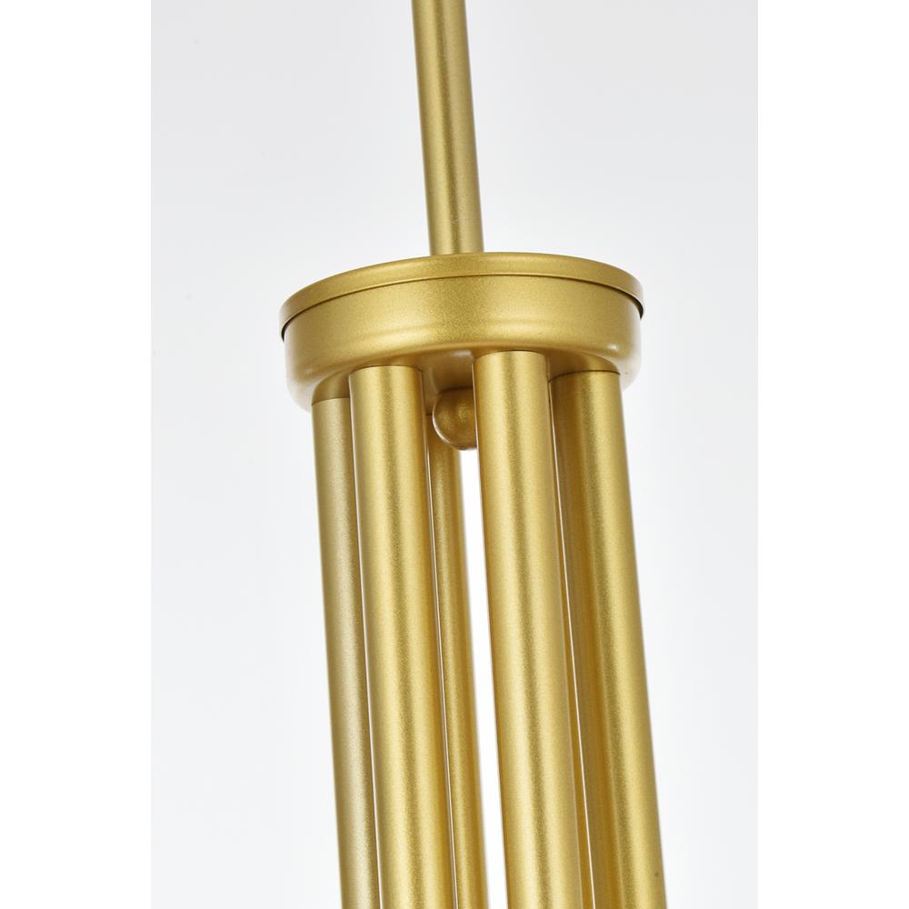 Layne 50 inch chandelier in Brass. Picture 4