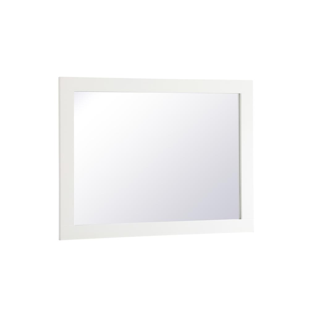 Aqua rectangle vanity mirror 27 inch in White. Picture 7