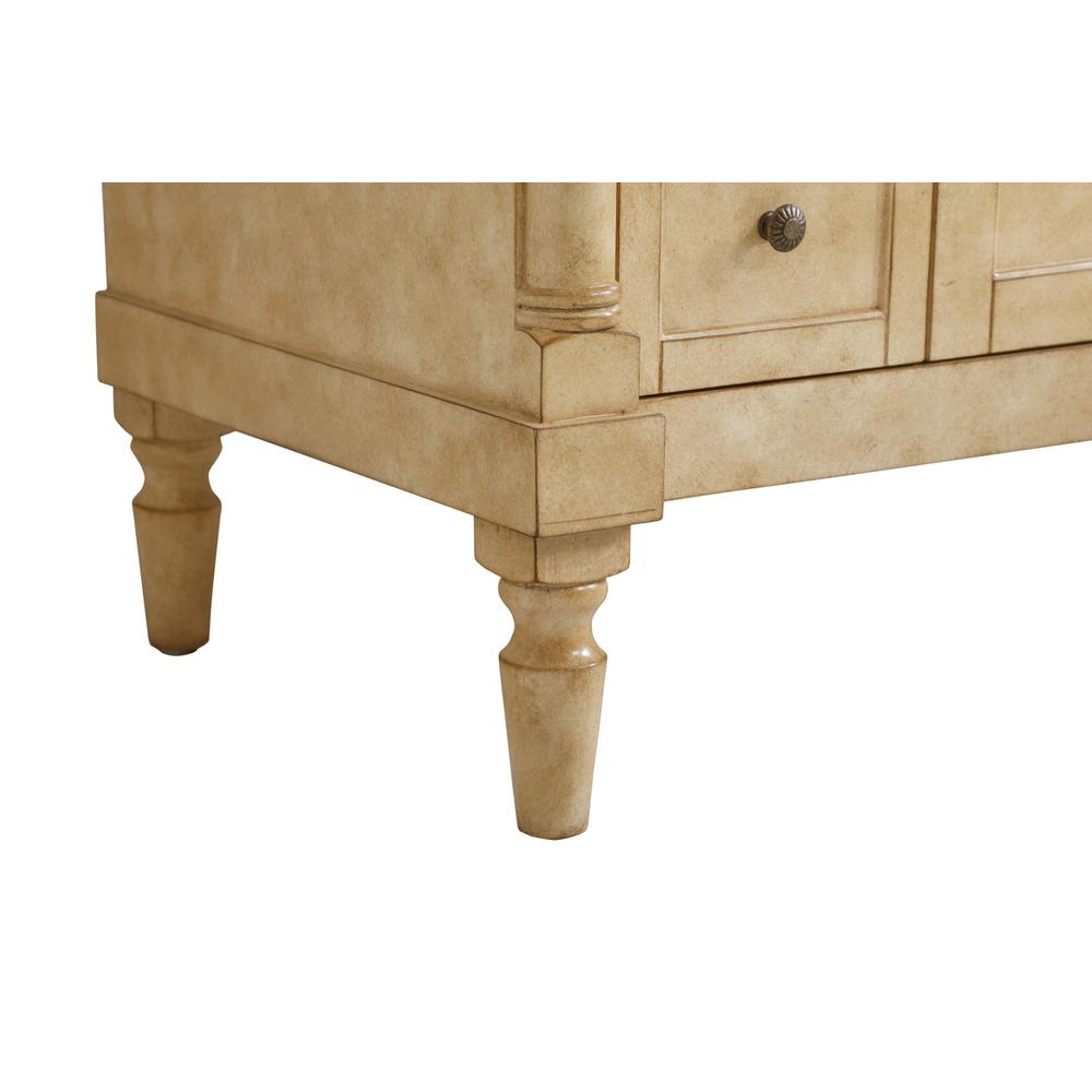 42 inch Single Bathroom vanity in Antique Beige. Picture 13