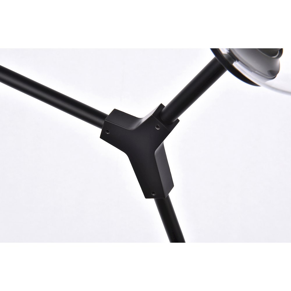 Cavoli 2 Lights Black Wall Sconce. Picture 5
