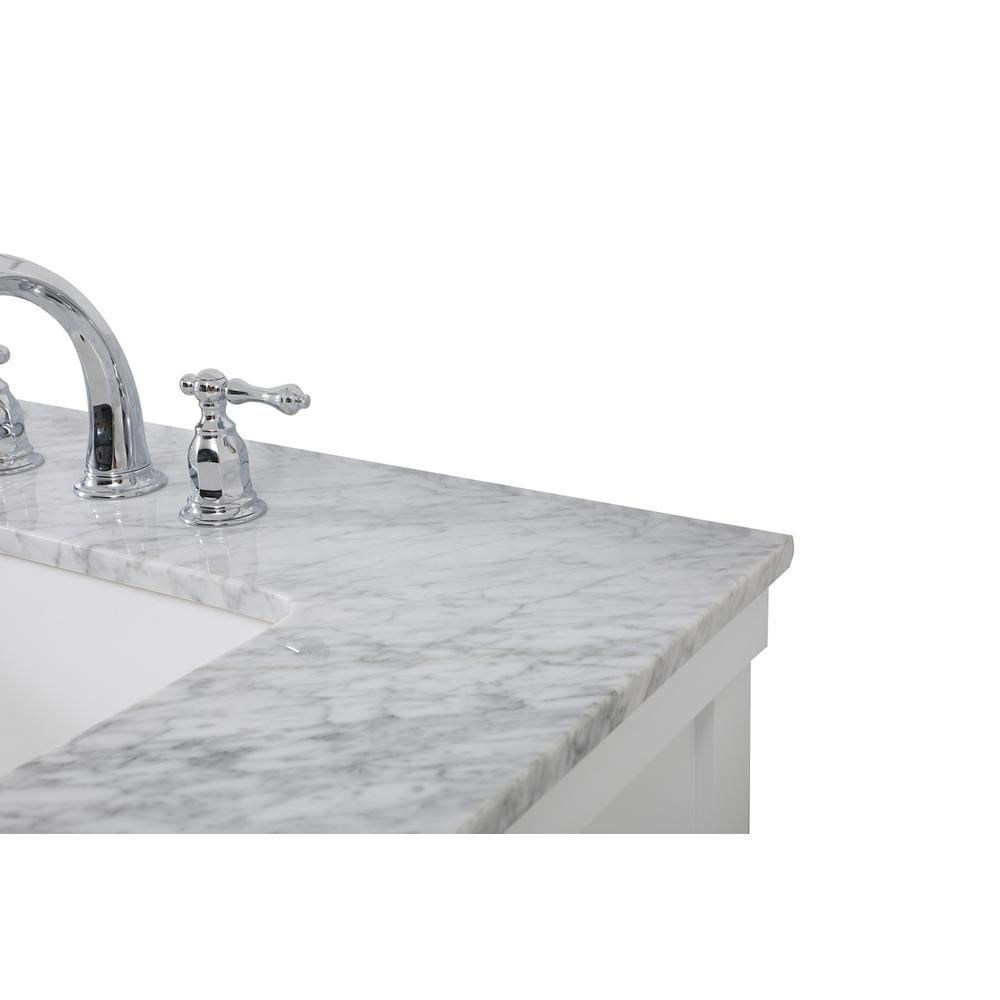 72 inch double bathroom vanity in white. Picture 11
