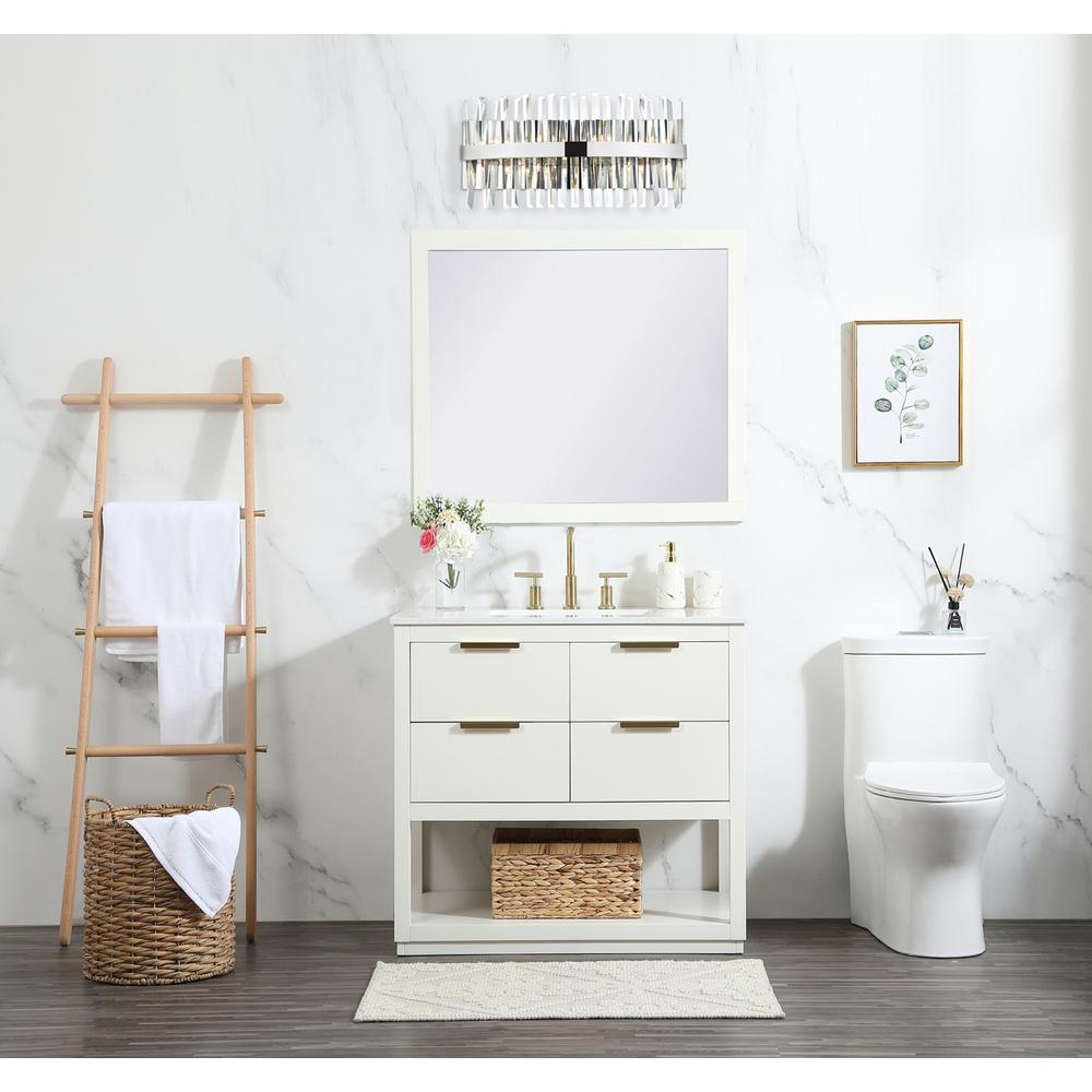 Serephina 24 inch crystal bath sconce in chrome. Picture 7