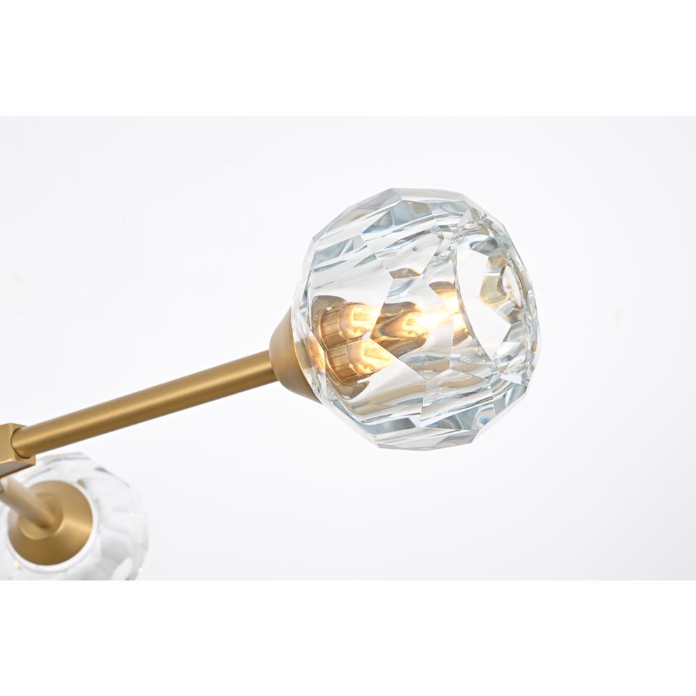 Zayne 4 Light Pendant in Gold. Picture 3