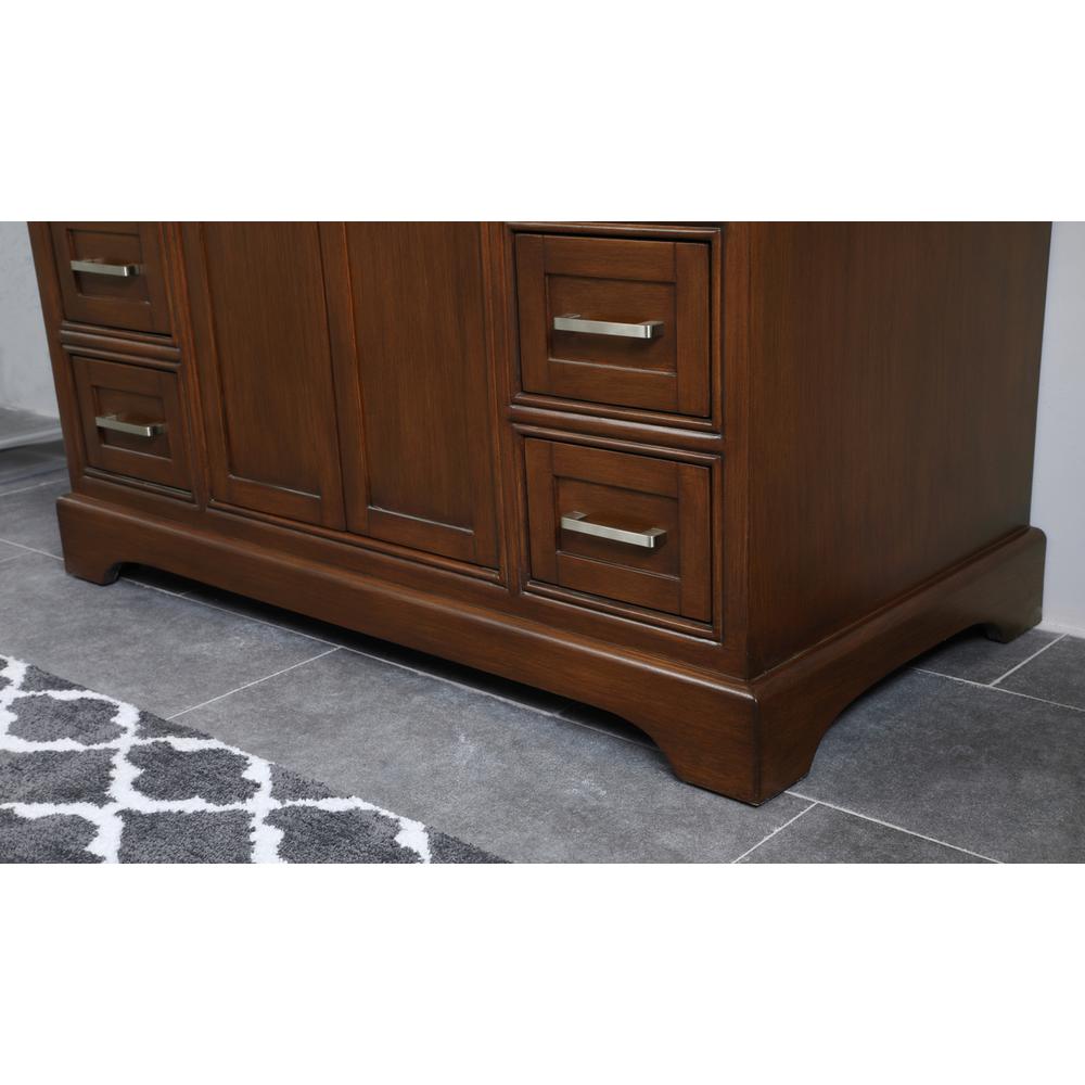 42 in. Single Bathroom Vanity set in teak. Picture 6