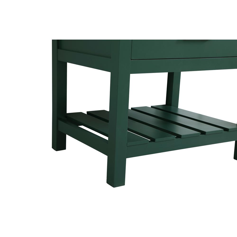 30 inch Single bathroom vanity in green with backsplash. Picture 13