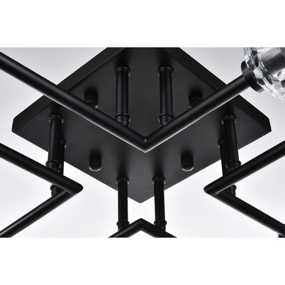 Eren 31 inch Flush Mount in Black. Picture 3