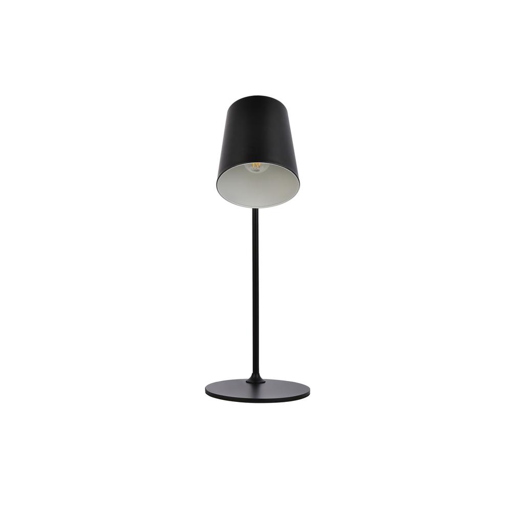Leroy 1 light black table lamp. Picture 2