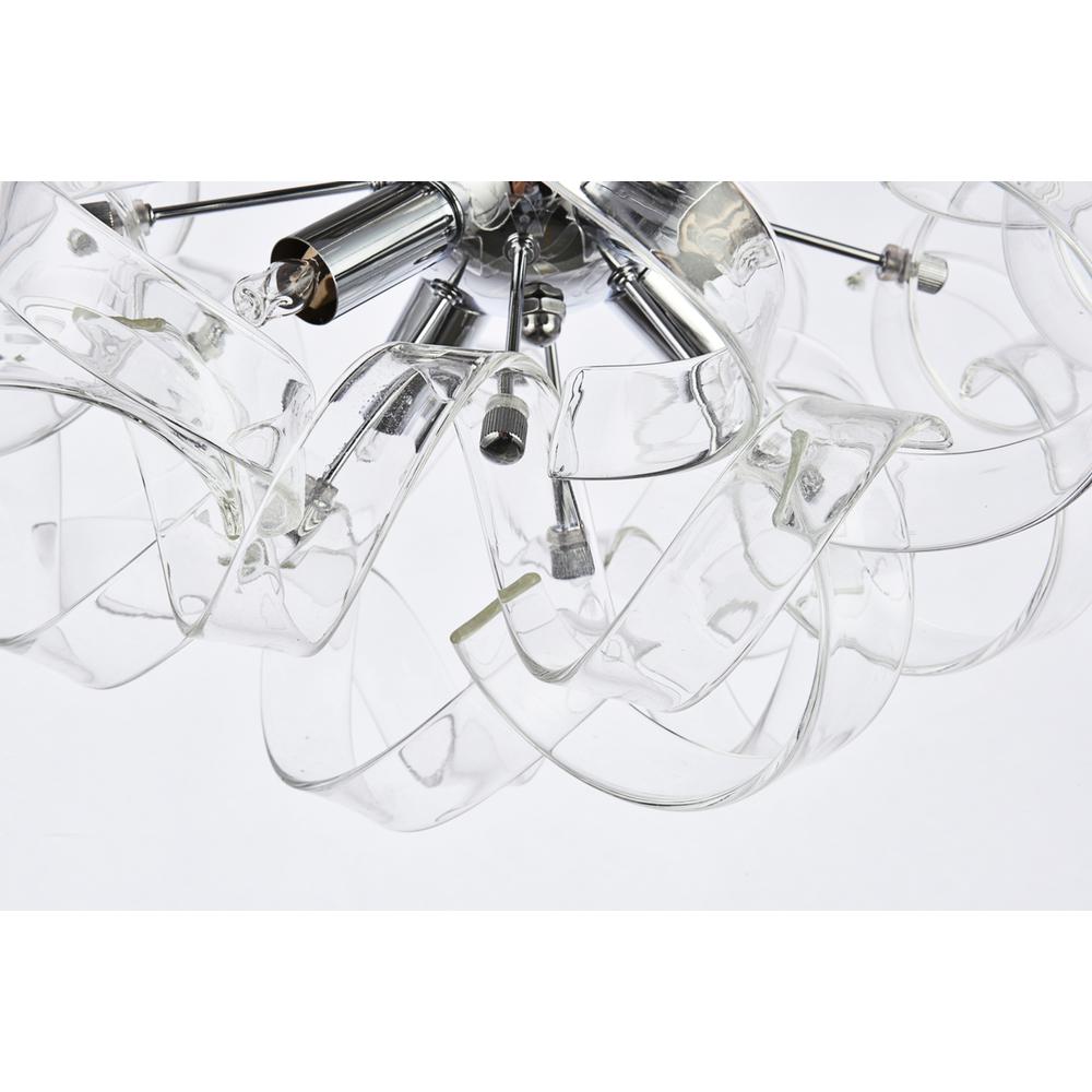 Ritz 4 Light Chrome Flush Mount, Wall Sconce. Picture 3