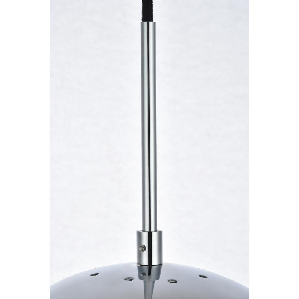 Eclipse 1 Light Chrome Pendant With Clear Glass. Picture 3
