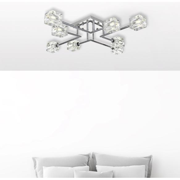 Lyra 32 inch Flush Mount in Chrome. Picture 7