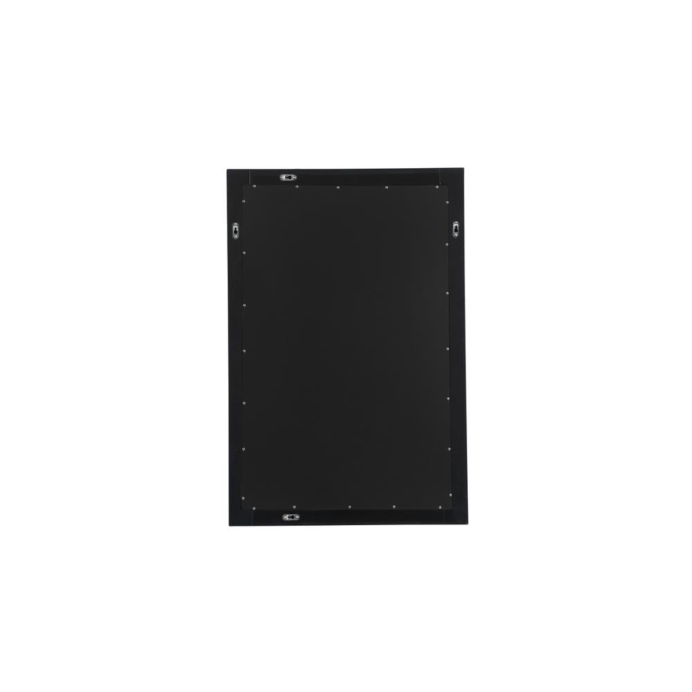 Aqua vanity mirror 24x36 inch in black. Picture 8