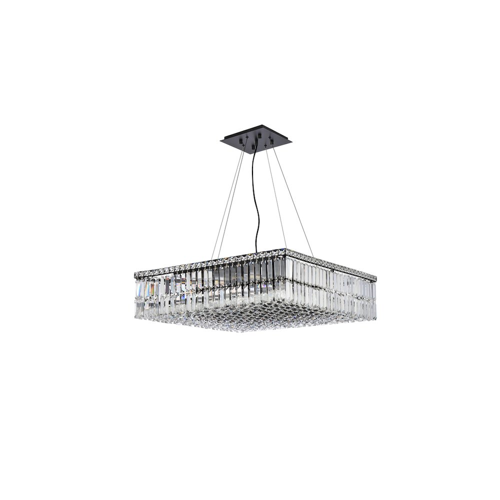 Maxime 28 Inch Black Chandelier. Picture 7