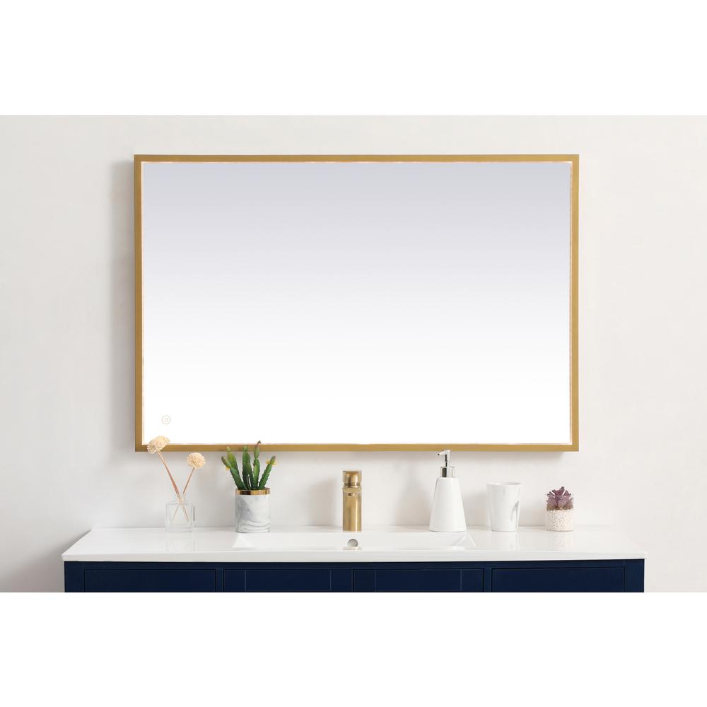 Pier 27x40 inch LED mirror with adjustable color temperature. Picture 12