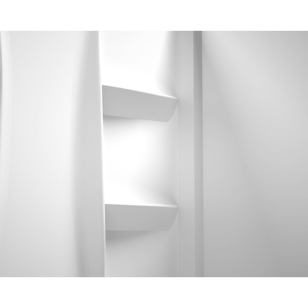 Sterling 48 Inch Alcove Shower Wall Surround In Glossy White. Picture 7