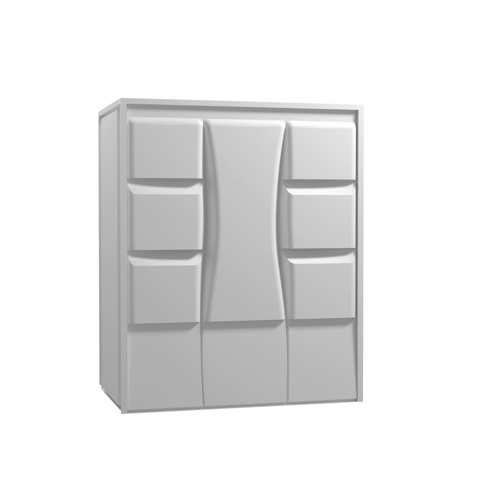 Sterling 60 Inch Alcove Shower Wall Surround In Glossy White. Picture 5