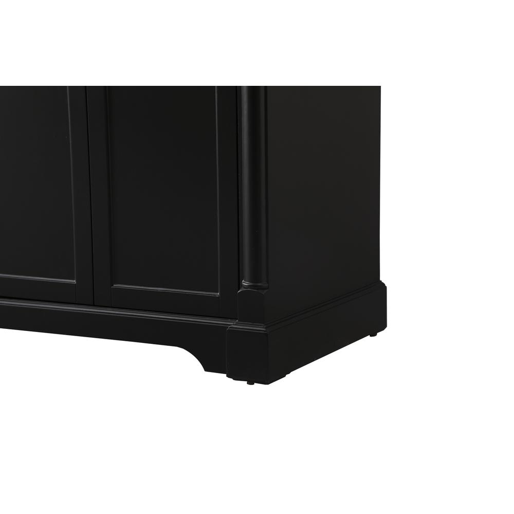 72 inch double bathroom vanity set in black. Picture 13