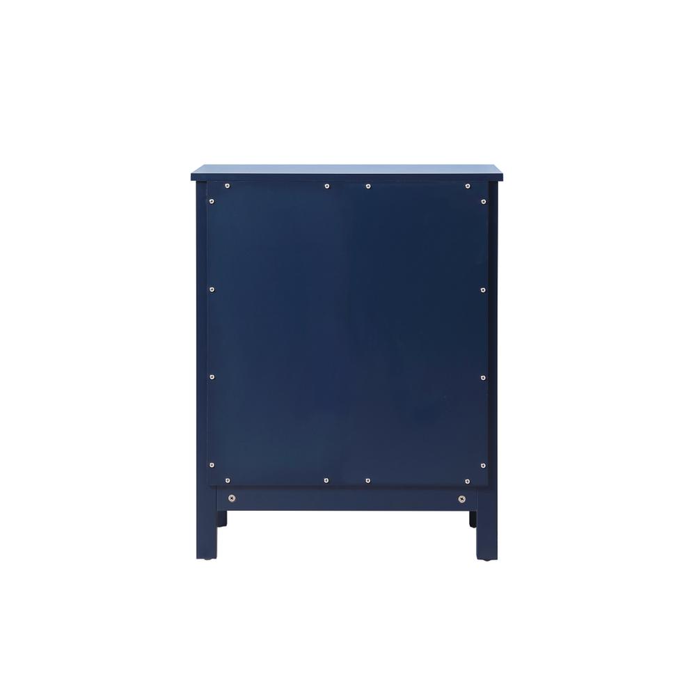 24 Inch Wide Bathroom Storage Freestanding Cabinet In Blue. Picture 3