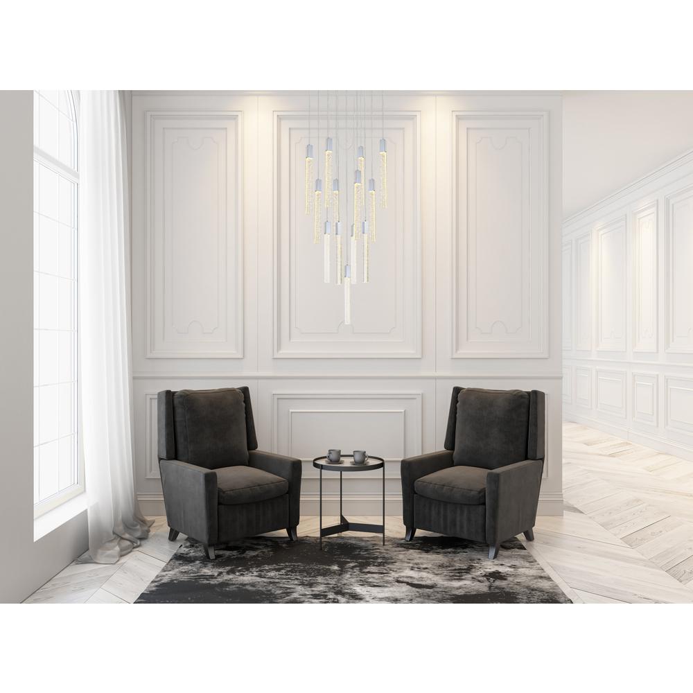 Weston 13 lights pendant in chrome. Picture 7