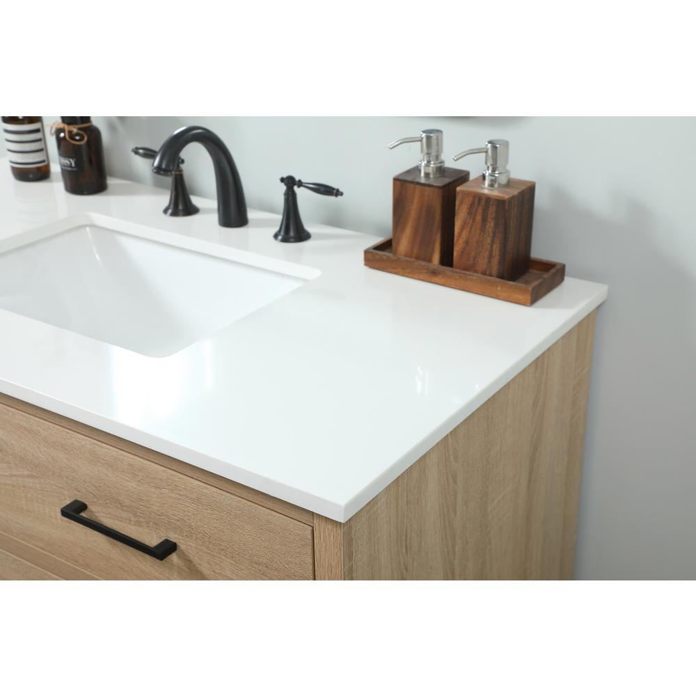 42 inch Single bathroom vanity in mango wood. Picture 5