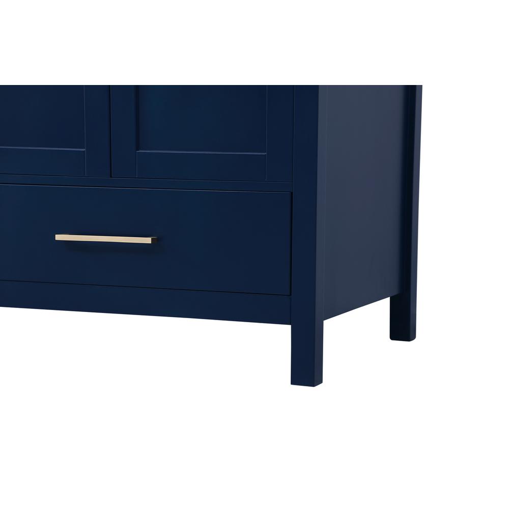 72 inch Double Bathroom Vanity in Blue. Picture 11