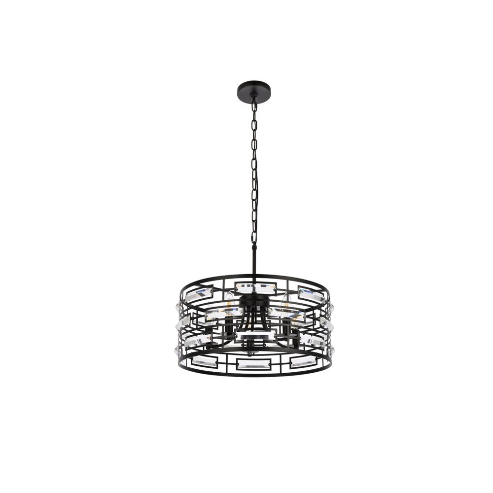Kennedy 18.5 inch pendant in black. Picture 6