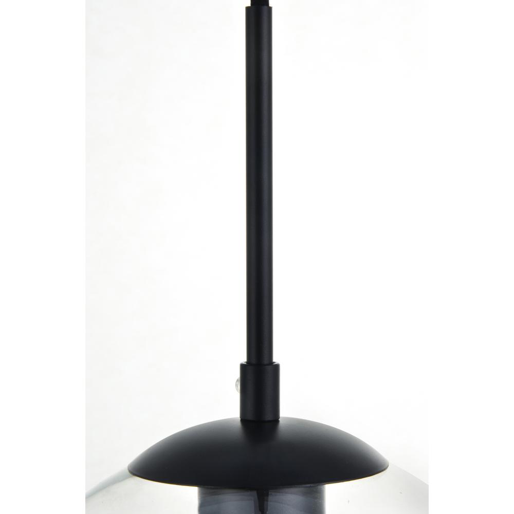 Baxter 1 Light Black Pendant With Clear Glass. Picture 5