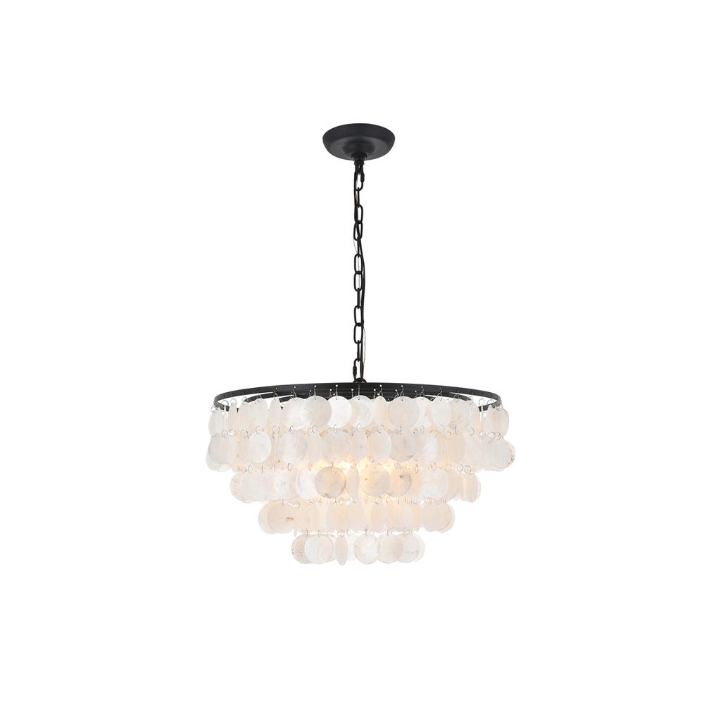 Selene 4 light Black Pendant. Picture 1