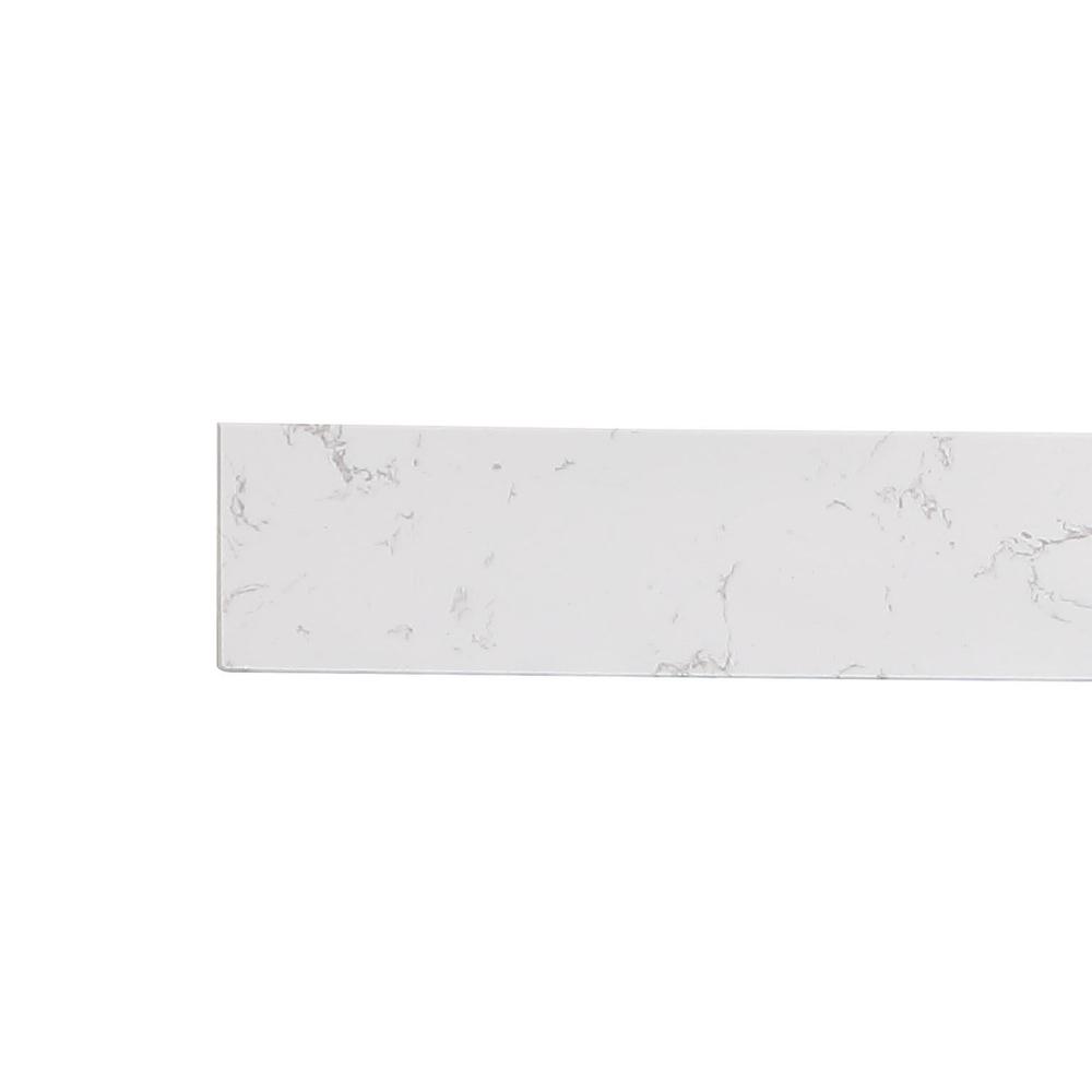 24 inch backsplash in calacatta white. Picture 4