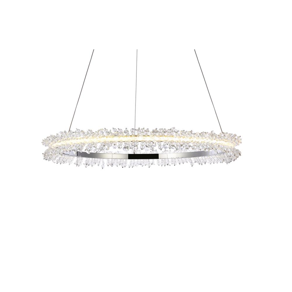 Laurel LED 26 inch Chrome pendant. Picture 2