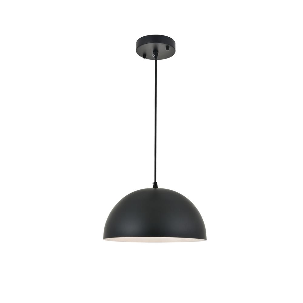 Forte 1 light black Pendant. Picture 1