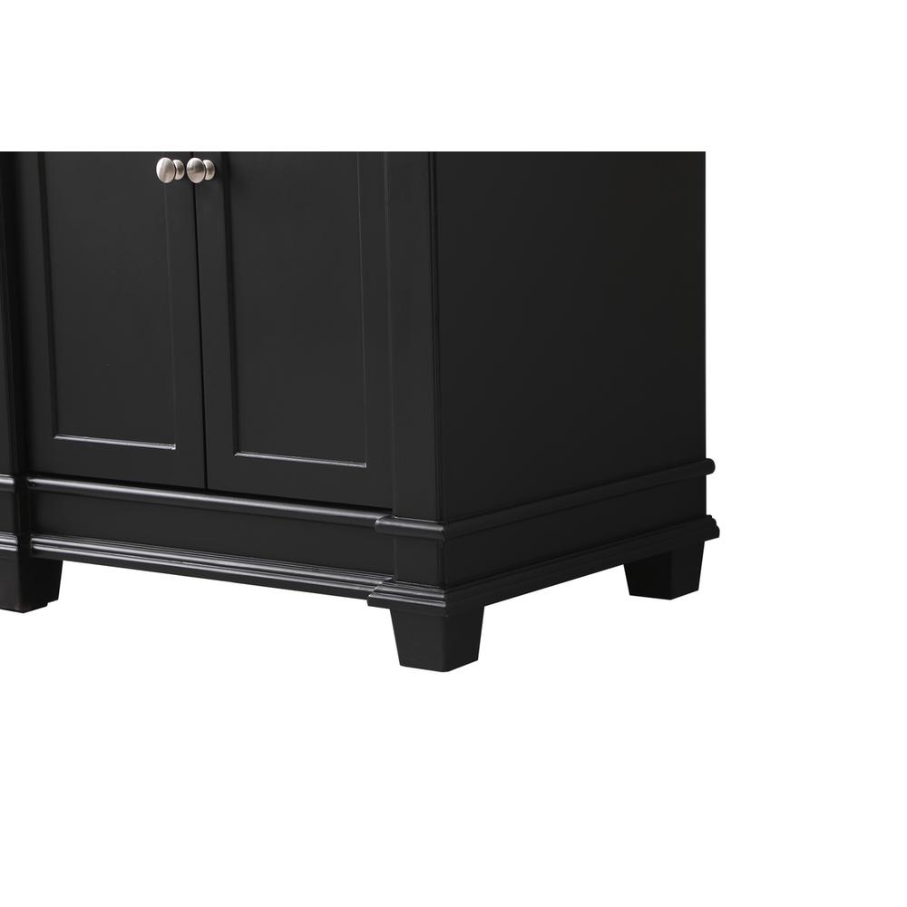30 inch Single bathroom vanity set in black. Picture 13
