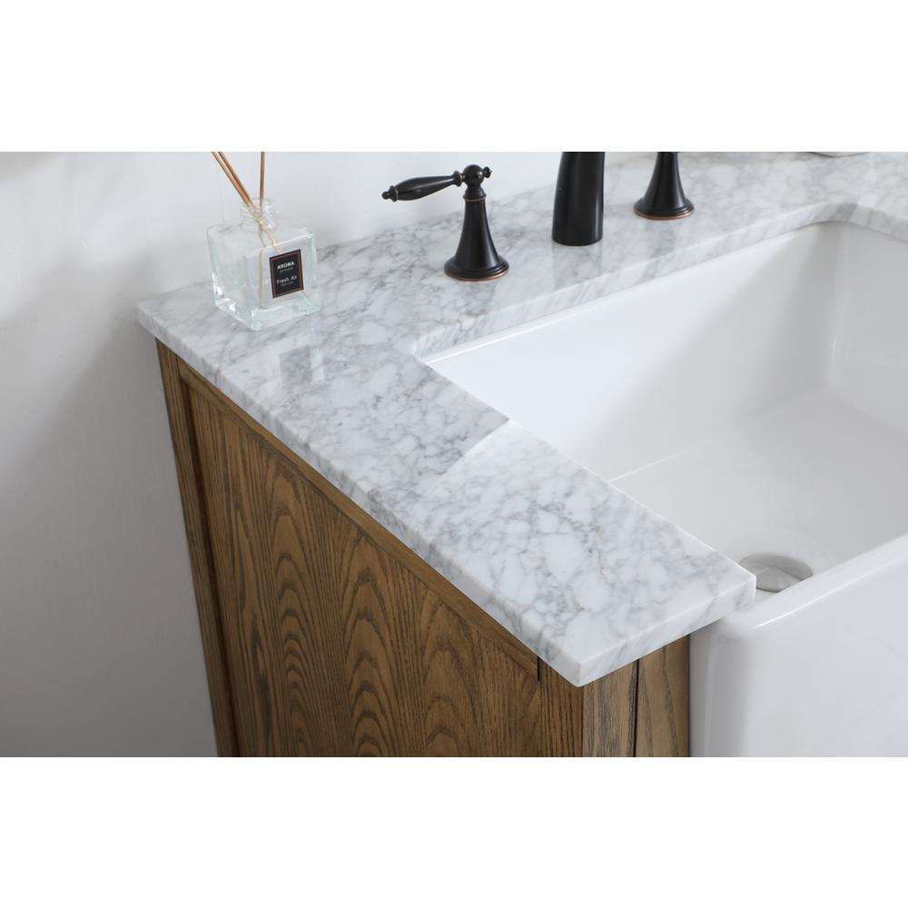 36 inch Single bathroom vanity in driftwood. Picture 5