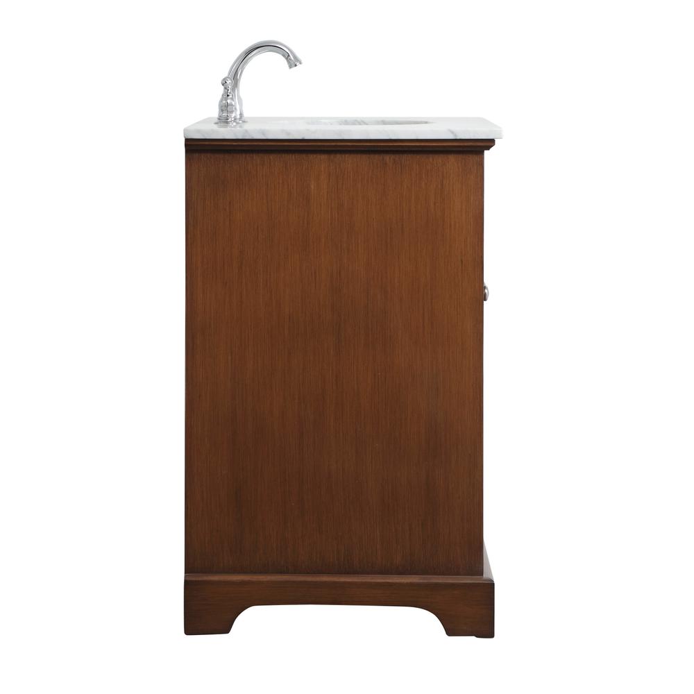 32 inch Single bathroom vanity in Teak. Picture 13