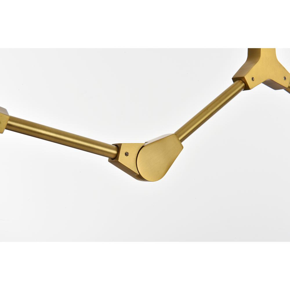 Cavoli 70 inch Chandelier in Brass. Picture 5