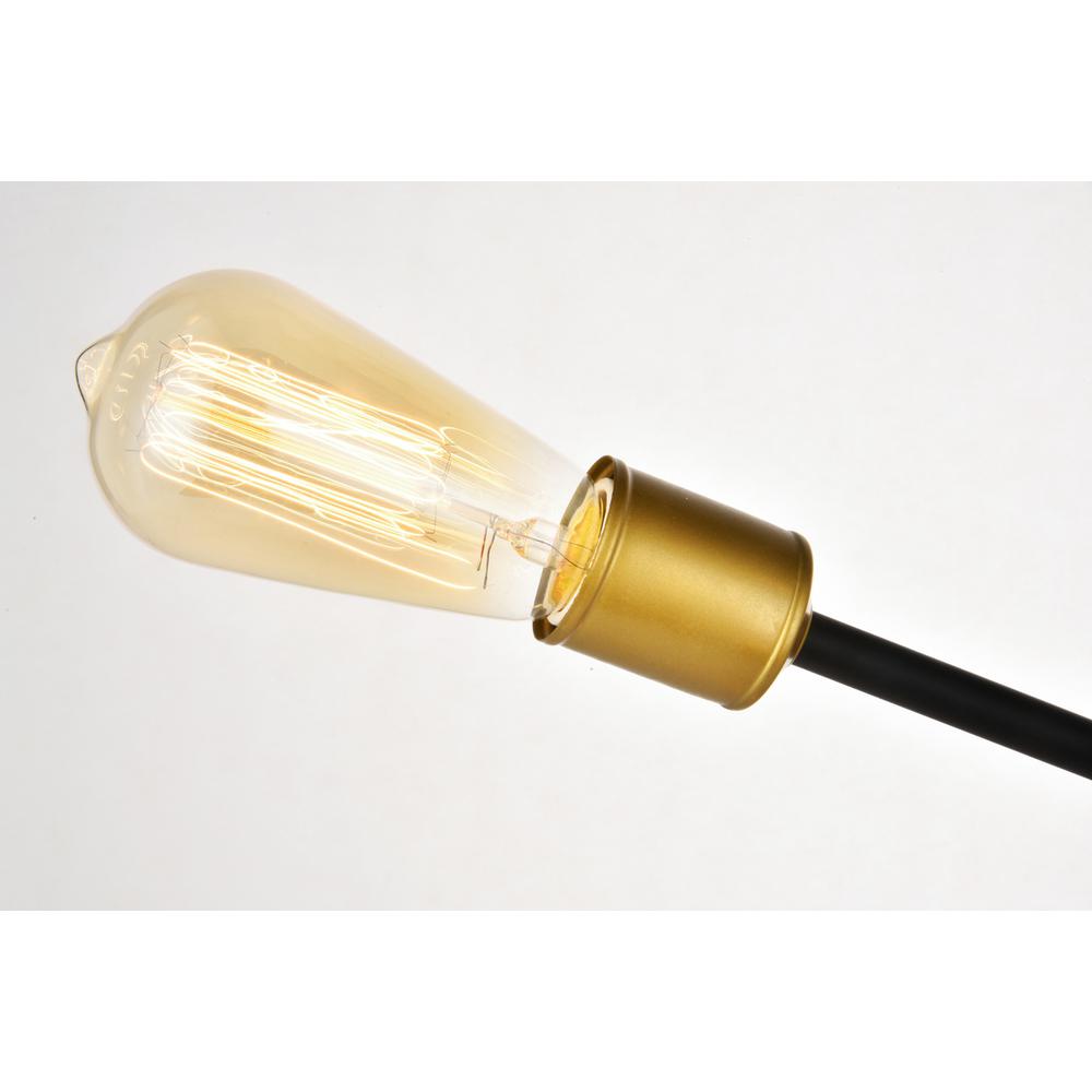 Axel 6 Lights Black Pendant. Picture 5