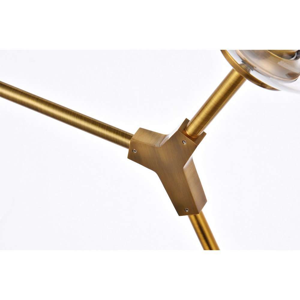Cavoli 2 Lights Brass Wall Sconce. Picture 6