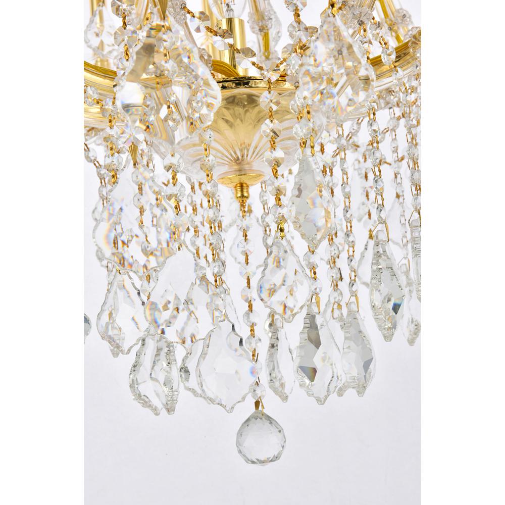 Maria Theresa 24 light Gold Chandelier Clear Royal Cut Crystal. Picture 3