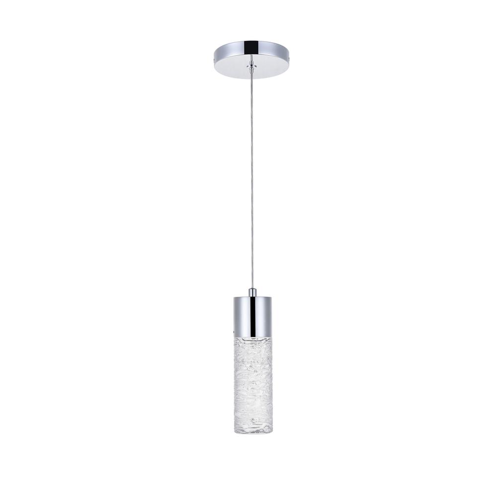 Constellation 1 light Chrome LED Pendant. Picture 2