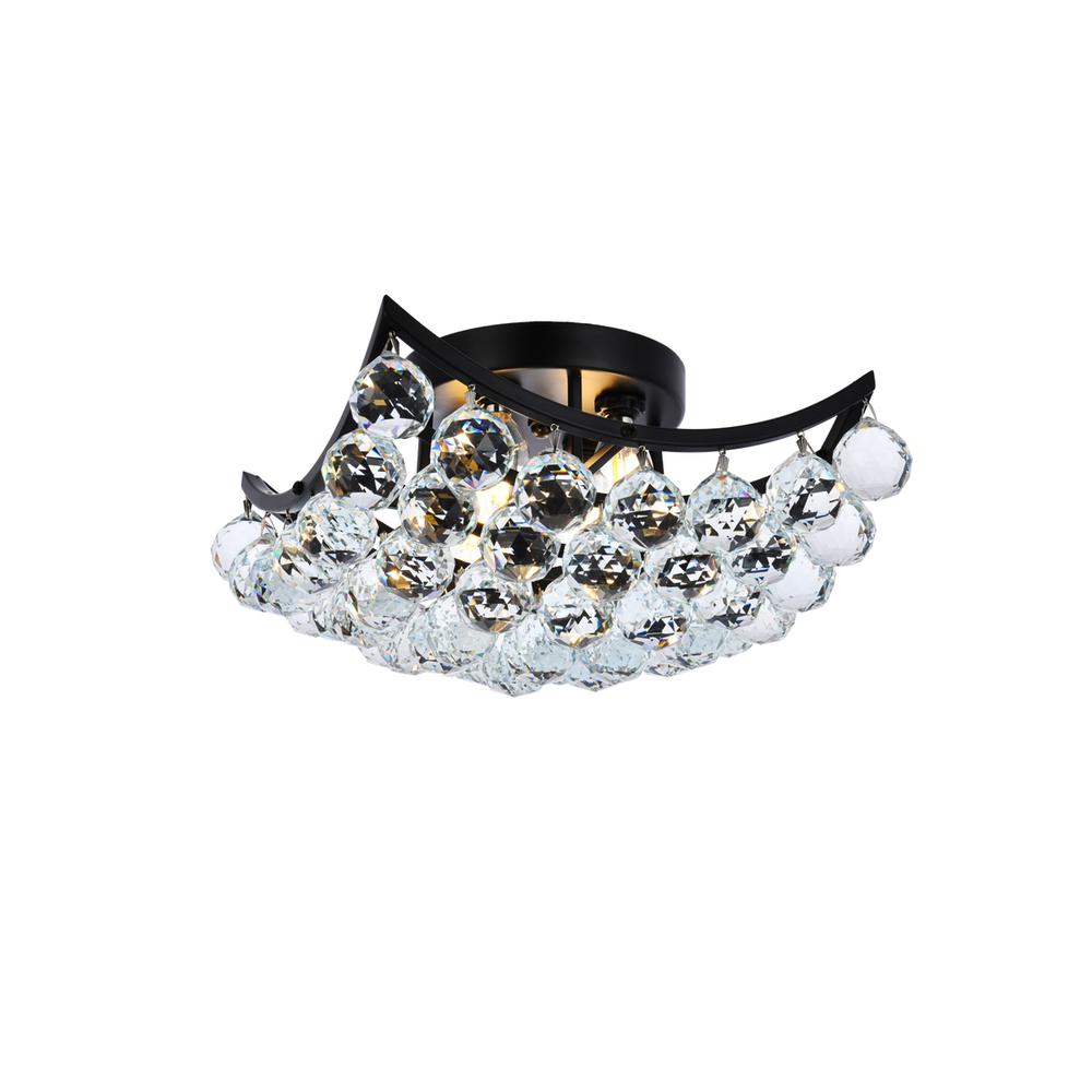 Corona 12 inch black flush mount. Picture 2