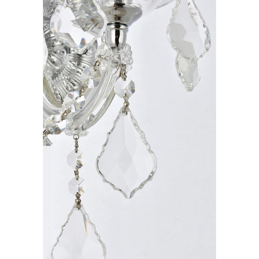 Maria Theresa 3 light Chrome Wall Sconce Clear Royal Cut Crystal. Picture 5
