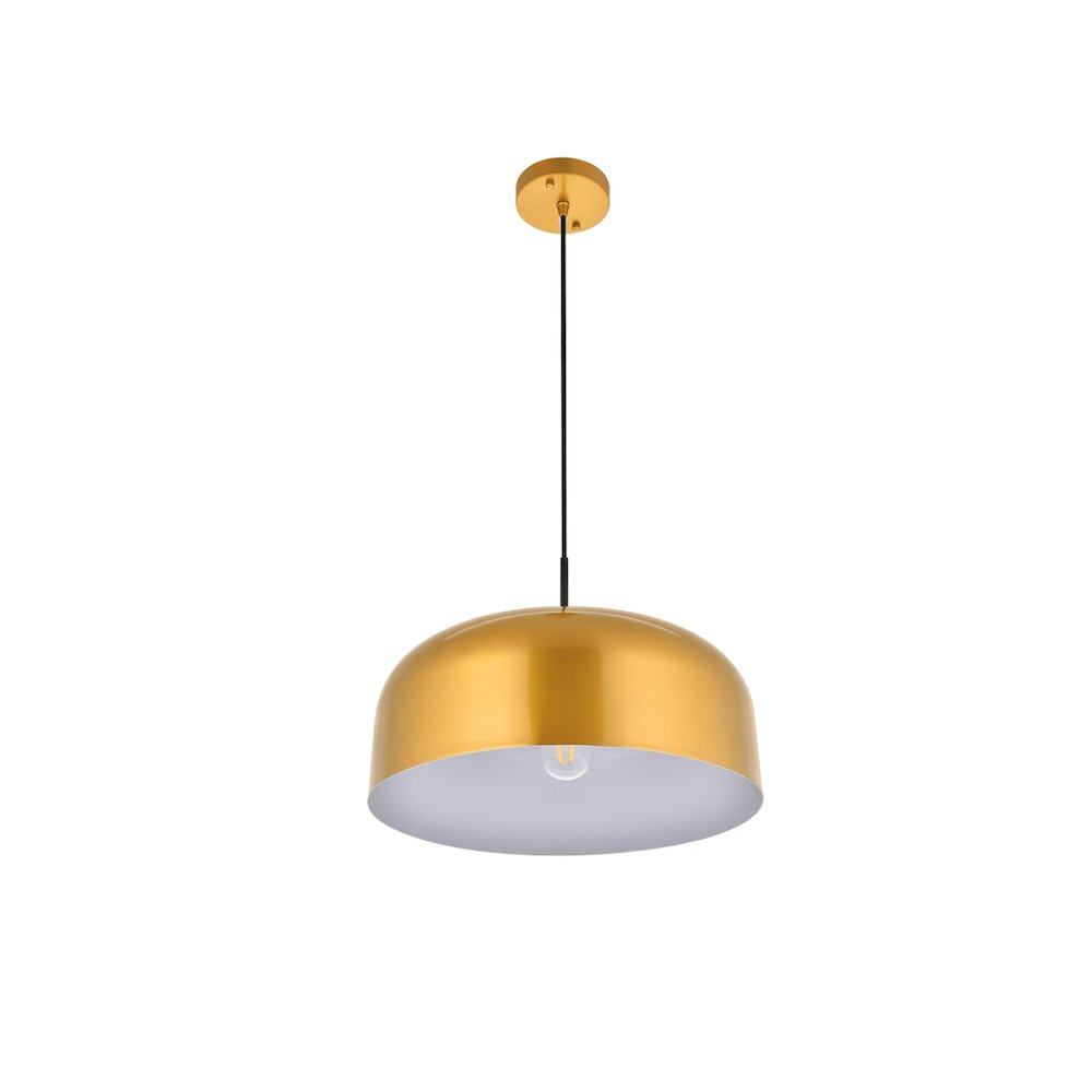 Etude 1 Light Satin Gold Pendant. Picture 8