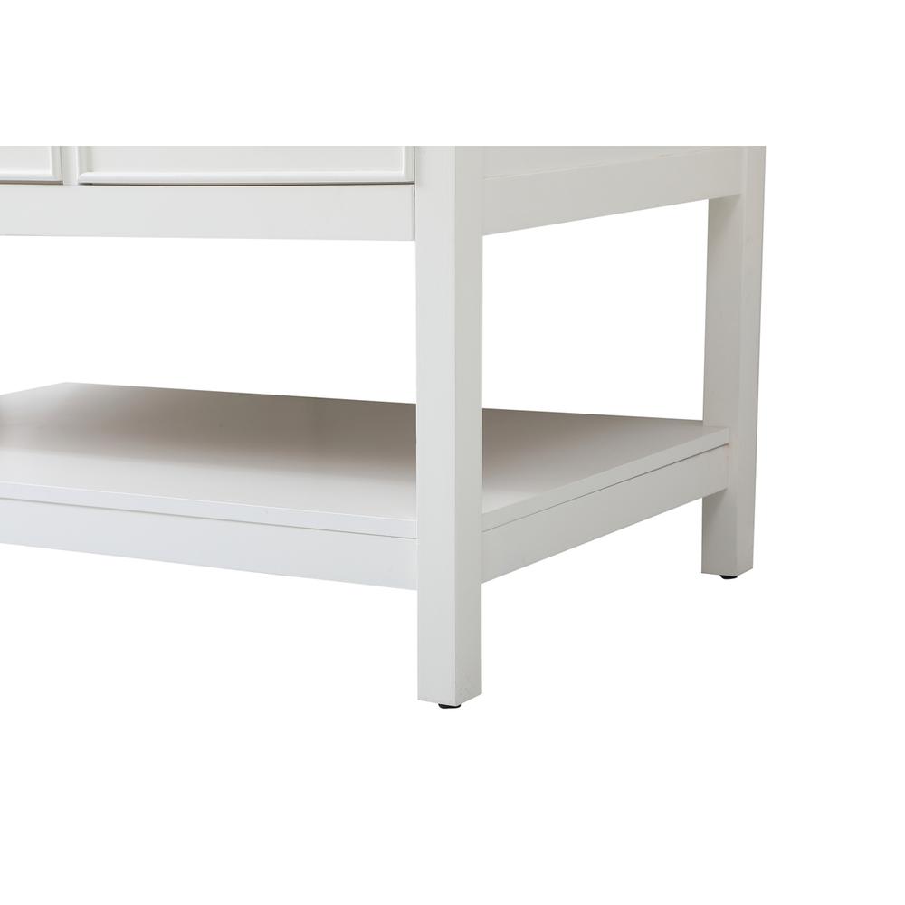 48 inch Single bathroom vanity in white with backsplash. Picture 13